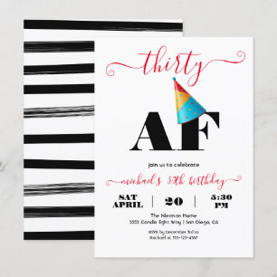 Mijlpaal Grappig Oud AF Verjaardagsfeestje Kaart