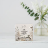  mijlpaal Kaarten Vierkante Visitekaartje (Staand voorkant)