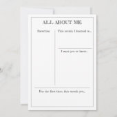 Mijlpaal Keepomwille Kaart: Acht maanden oud Aankondiging (Achterkant)