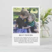 Mijlpaal Keepomwille Kaart: Siblings Best Friends Aankondiging (Staand voorkant)