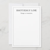 Mijlpaal Keepomwille Kaart: Siblings Best Friends Aankondiging (Achterkant)