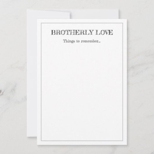 Mijlpaal Keepomwille Kaart: Siblings Best Friends Aankondiging (Achterkant)