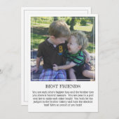 Mijlpaal Keepomwille Kaart: Siblings Best Friends Aankondiging (Voorkant / Achterkant)