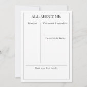 Mijlpaal Keepomwille Kaart: Vier maanden oud Aankondiging (Achterkant)