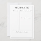 Mijlpaal Keepomwille Kaart: Zes maanden oud Aankondiging (Achterkant)