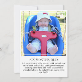 Mijlpaal Keepomwille Kaart: Zes maanden oud Aankondiging