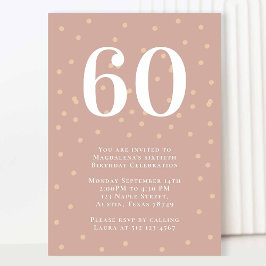 Mijlpaal Minimalistische Verjaardag Uitnodiging