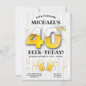 Mijlpaal van de vierde verjaardag van de Beer Birt Kaart (Voorkant)