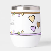 Mijlpaal verjaardag 21ste naam paarse groen (Achterkant)