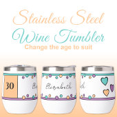 Mijlpaal verjaardag 30e naam sinaasappel groen