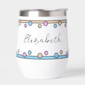 Mijlpaal verjaardag 40e naam blauw beige (Links)