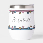 Mijlpaal verjaardag 40e naam bruin blauw (Links)