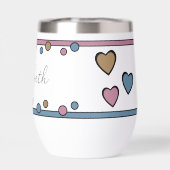 Mijlpaal verjaardag 40e naam bruin blauw (Achterkant)