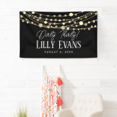 Mijlpaal verjaardag banner aanpassen, vuile dertig (Insitu)