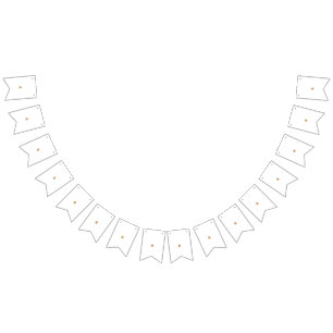Mijlpaal Verjaardag & bruiloft Bunting Banners
