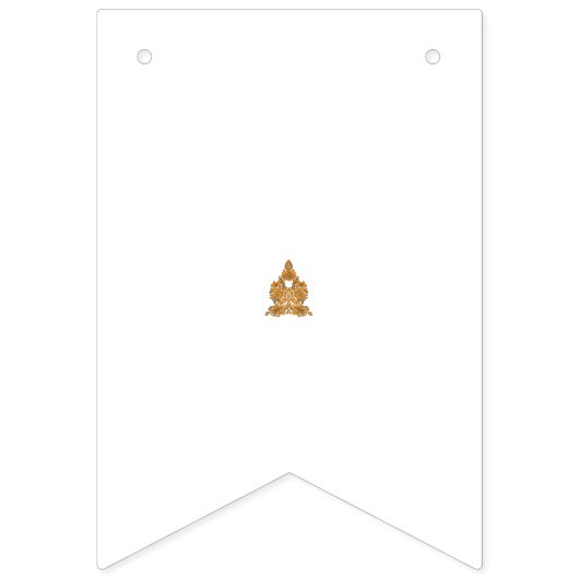 Mijlpaal Verjaardag & bruiloft Bunting Banners (Tweede vlag)