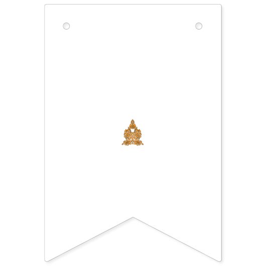 Mijlpaal Verjaardag & bruiloft Bunting Banners (Eerste vlag)