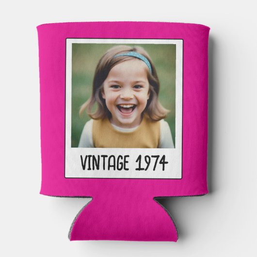  mijlpaal Verjaardag Foto Keepsake Blikjeskoeler (Achterkant)