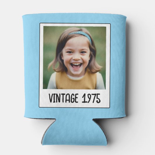  mijlpaal Verjaardag Foto Keepsake Blikjeskoeler (Achterkant)