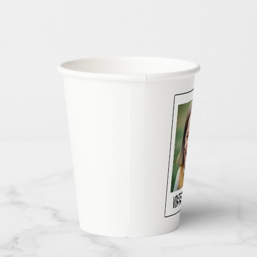 mijlpaal Verjaardag Foto Keepsake Papieren Bekers (Rechts)