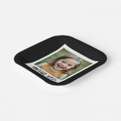  mijlpaal Verjaardag Foto Keepsake Papieren Bordje (Gebogen)