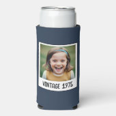  mijlpaal Verjaardag Foto Keepsake Seltzer Blikjeskoeler (Seltzer Voorkant)