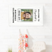 mijlpaal Verjaardag Foto Keepsake Spandoek (Insitu)