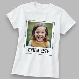  mijlpaal Verjaardag Foto Keepsake T-shirt