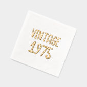 mijlpaal verjaardag Keepsake Folie Servetten (Links)