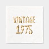 mijlpaal verjaardag Keepsake Folie Servetten (Voorkant)