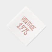 mijlpaal verjaardag Keepsake Folie Servetten (Rechts)