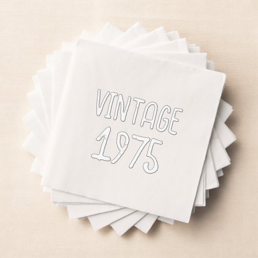 mijlpaal verjaardag Keepsake Folie Servetten