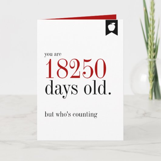 Mijlpaal Verjaardag Oud Verjaardag Kaart (Voorkant)