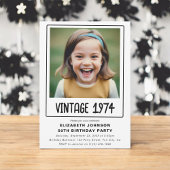  mijlpaal verjaardagsfeestje foto kaart