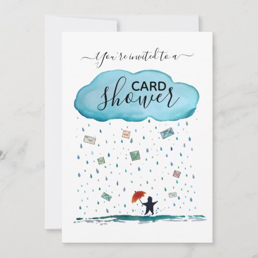Mijlpaal Verjaardagsfeestje per Post Kaart Shower (Voorkant)