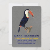 Mijlpaal Verjaardagsvogel Uitnodiging (Voorkant)