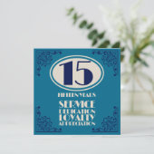 Mijlpaal voor herkenning van werknemers (Staand voorkant)