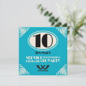 Mijlpaal voor herkenning van werknemers (Staand voorkant)