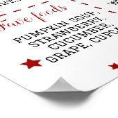 Mijlpaal voor honkbal op jaardag poster (Hoek)