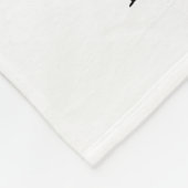 Mijlpaal waterverf tracker, boho waterverf fleece deken (Hoek)