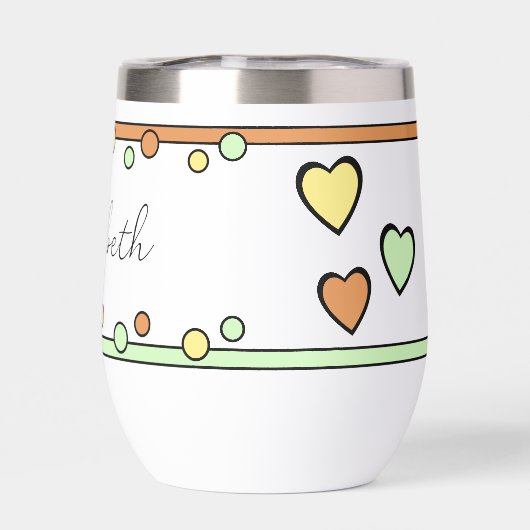 Mijlpaalverjaardag 50e naam geel sinaasappel (Achterkant)