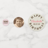 mijlpaalverjaardag | Kies uw jaar op maat Confetti (Voorkanten)