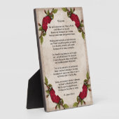 "Mijlpalen" een Jubileum gedicht bij vrouw Fotoplaat (Zijkant)