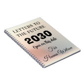 Mijlpalen Herinneringsdagboeken,Brieven aan de Toe Notitieboek (Rechterzijde)