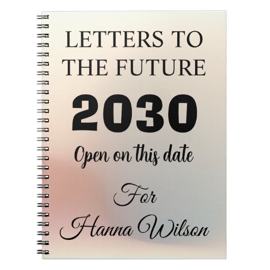 Mijlpalen Herinneringsdagboeken,Brieven aan de Toe Notitieboek (Voorkant)