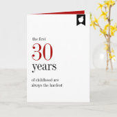 Mijlpalen Verjaardag 30e Verjaardagskaart Kaart (Gele Bloem)