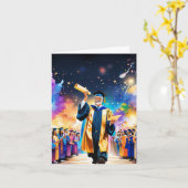 Mijlpalen vieren: Proost op uw prestatie Kaart (Gele Bloem)