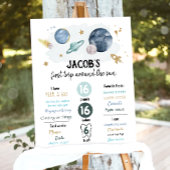 Mijlpalen voor buitenruimte, eerste verjaardag poster