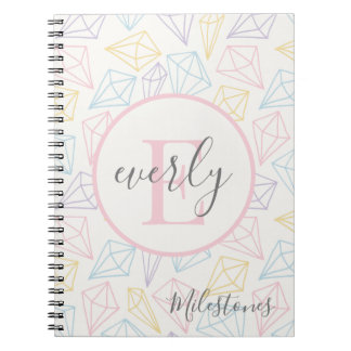 Mijlpalenboek moderne Baby Notitieboek