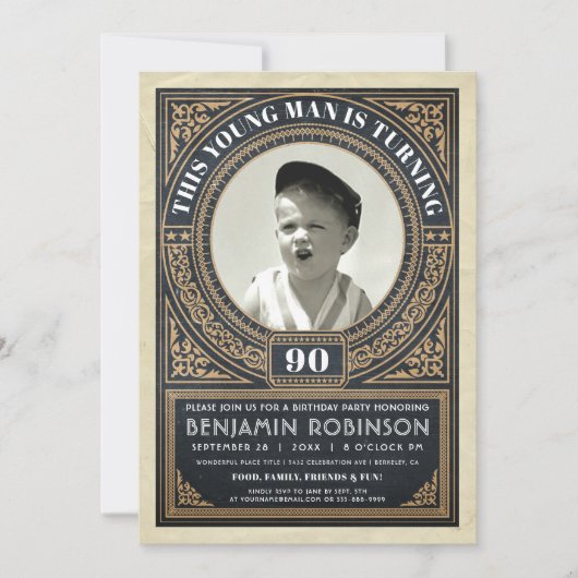  Mijlsteen Dag Uitnodigingen Uw Foto